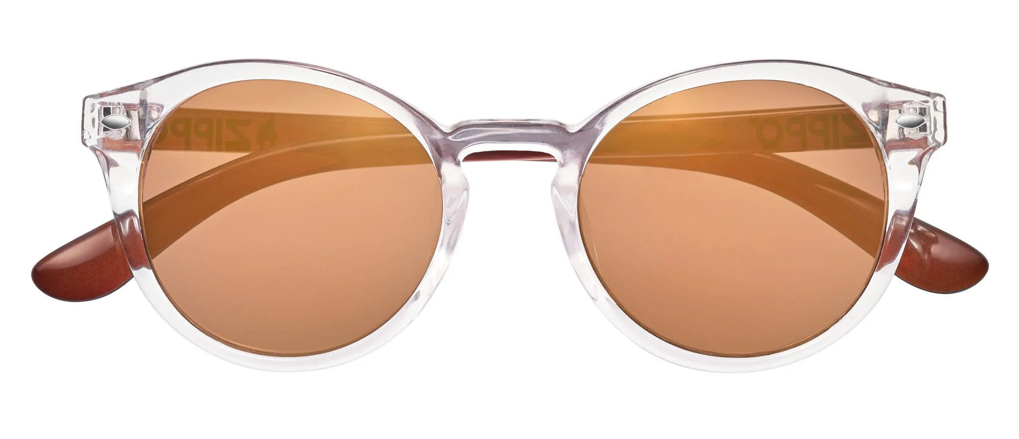 Round Transparent Sunglasses - Image 4