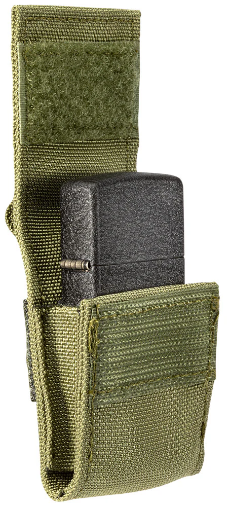 Tactical Pouch and Black Crackle® Windproof Lighter Gift Set - Image 8