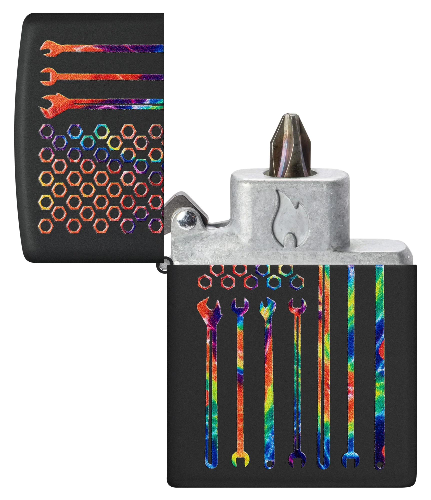 Bit safe Screwdriver with Tie-Dye Tools Design - Image 3