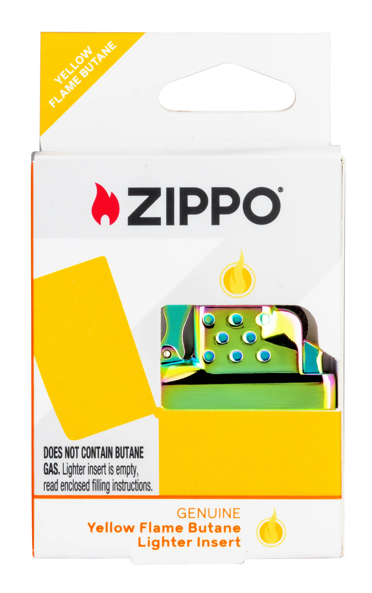 Yellow Flame Butane Lighter Insert – Iridescent Green - Image 8