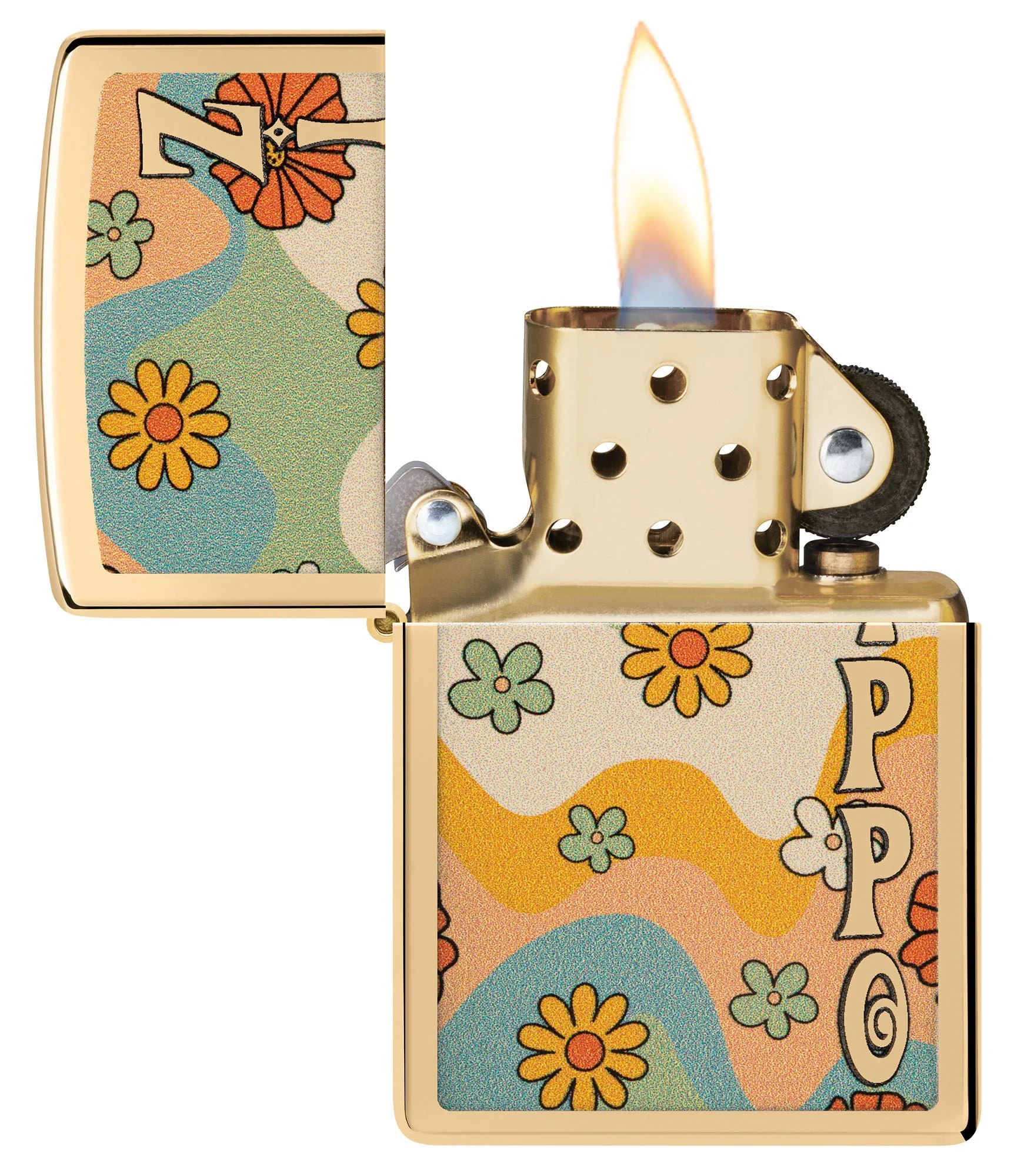 Zippo Flower Power Design - Image 3