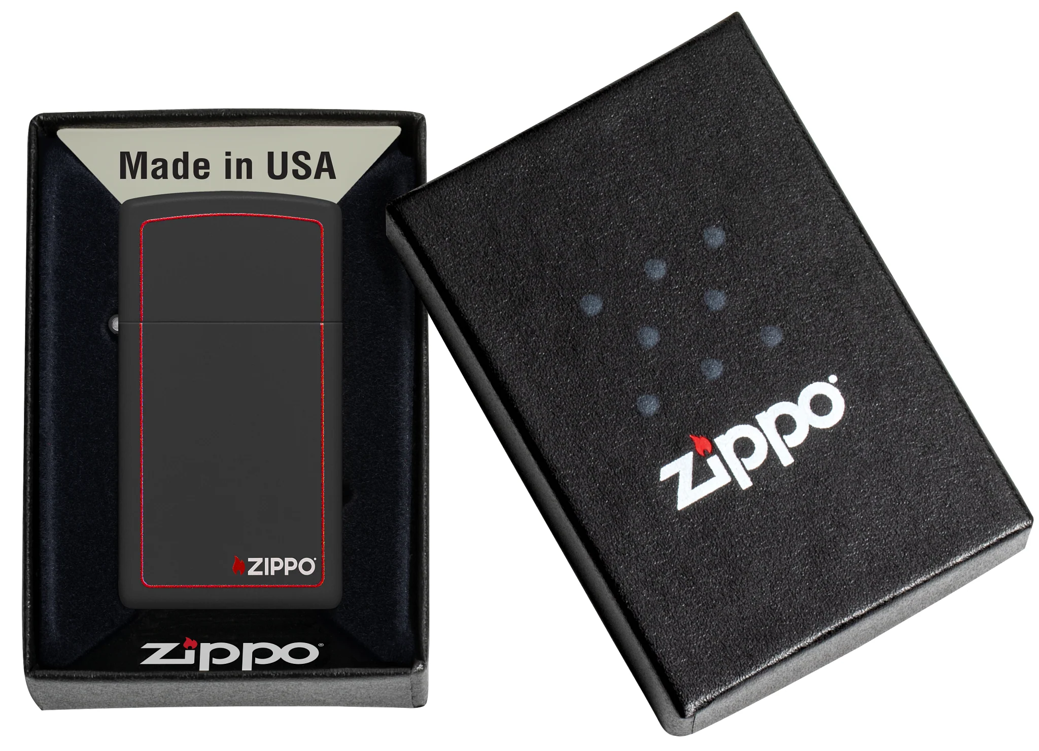 Slim® Black Matte with Red Border - Image 6