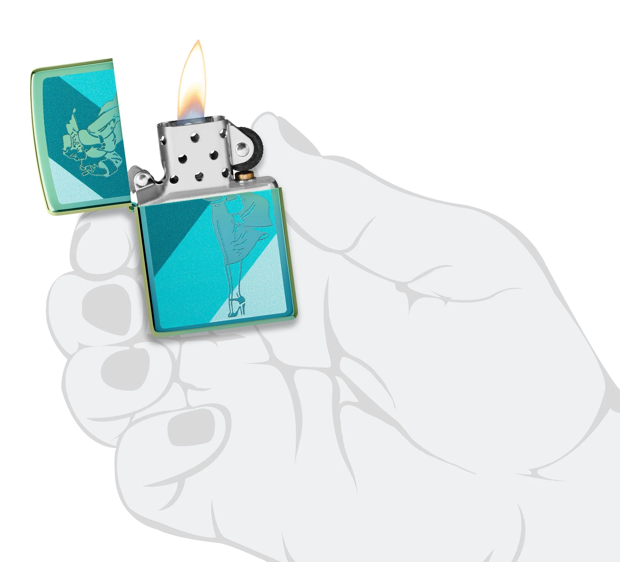 Teal Windy Design - Image 4